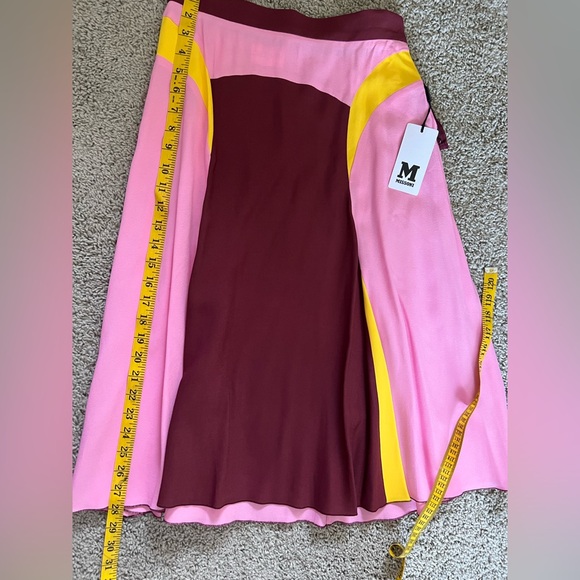 M Missoni Womens Colorblock Pink Skirt-NEW BEAUTIFUL - Picture 4 of 12